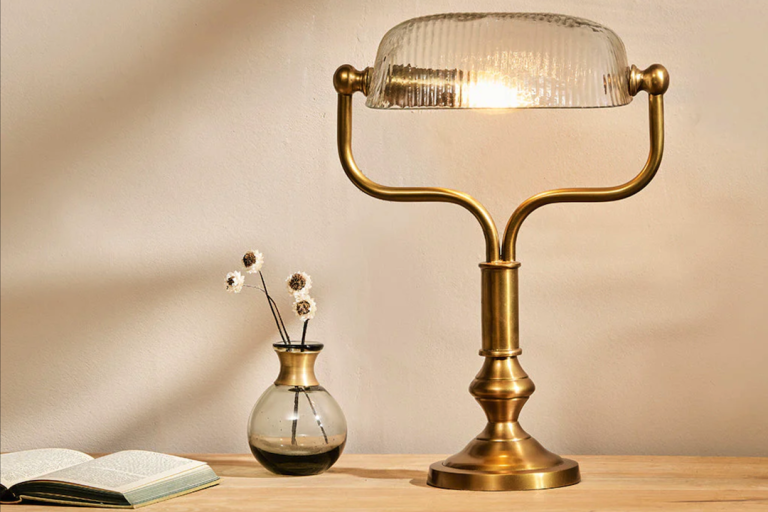 Vintage Charm Brass Retro Table Lamp