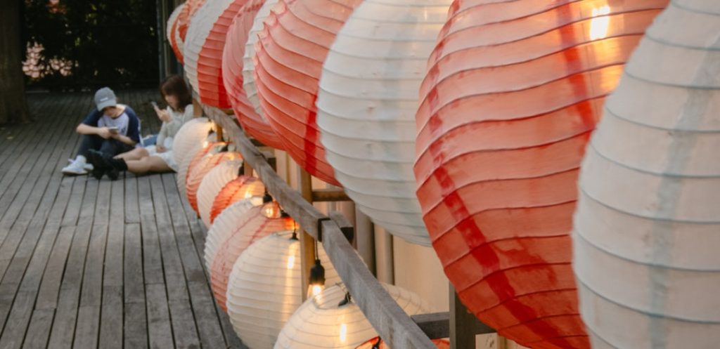 Photo hot air balloon wall lamp