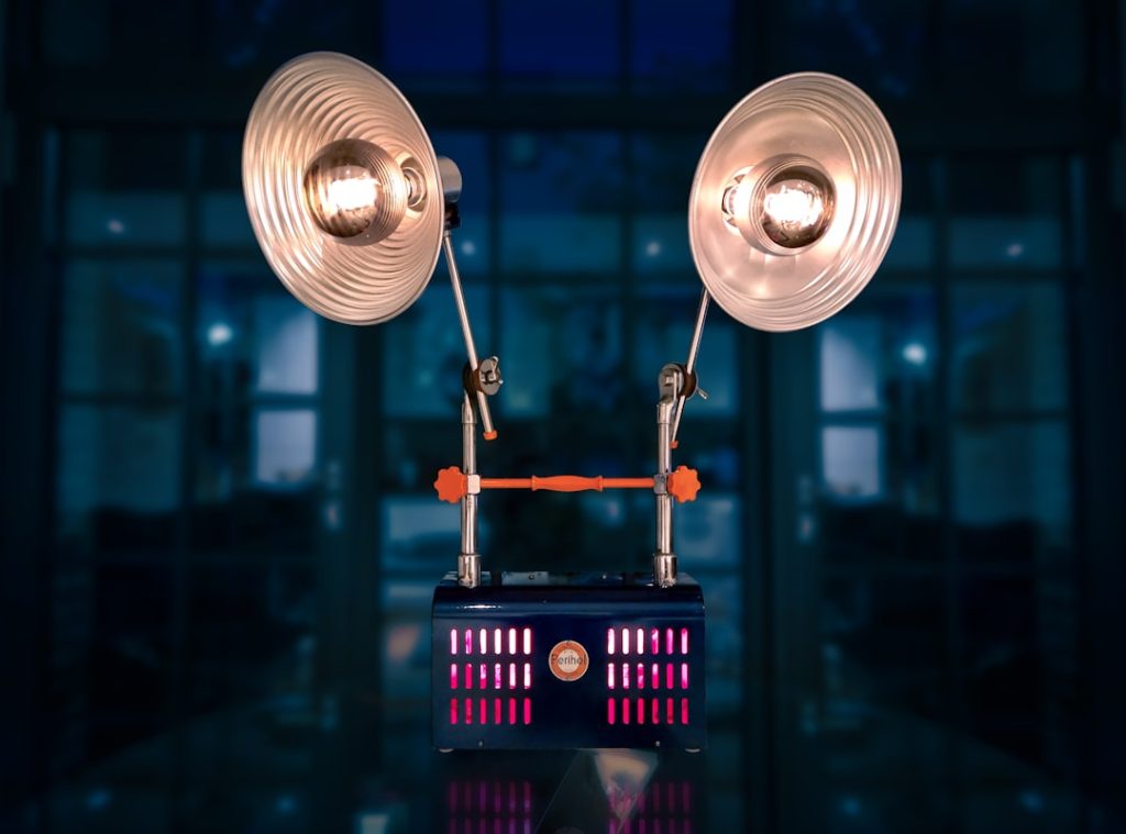 Photo retro wall lamp