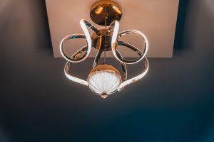 Photo 3D printed floor lamp