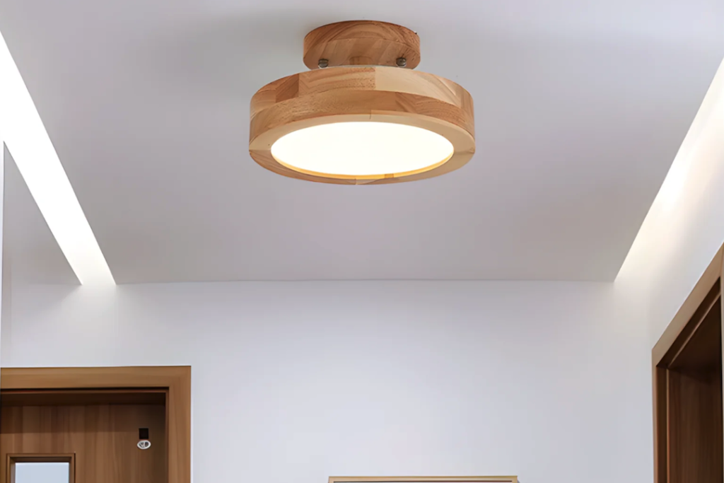 Enhance Your Space with a Nordic Oak Ceiling Lamp
