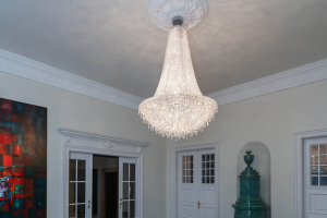 Opulent Neoclassical Chandelier: The Ultimate Music Room Statement Piece