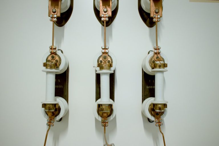 Photo copper piping wall sconce