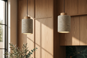 Stylish Modern Travertine Pendant Lights for Your Home