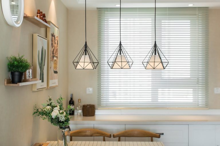 Photo Scandinavian glass pendant lights